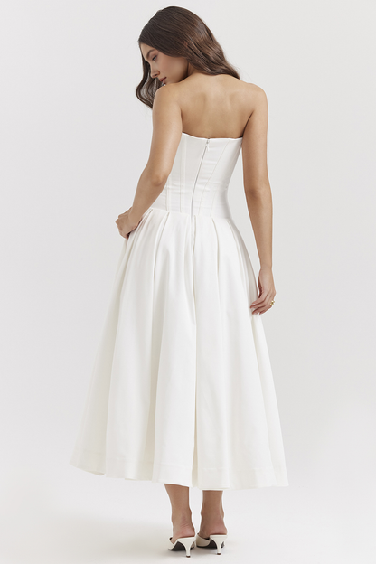 Elegant Tulle Midi Dress