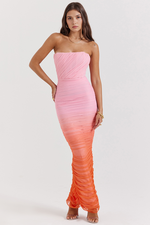 Glamorous Ombre Midi Dress