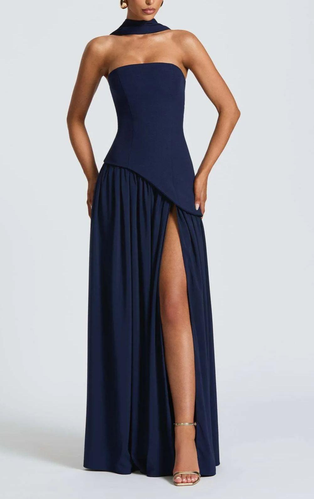 Vestido Maxi Elegante-Tallado