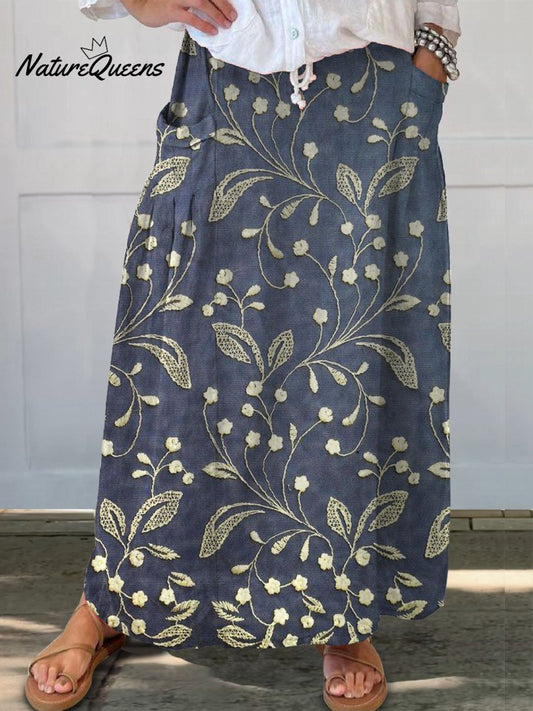 Falda-Florale-Lina Elegante