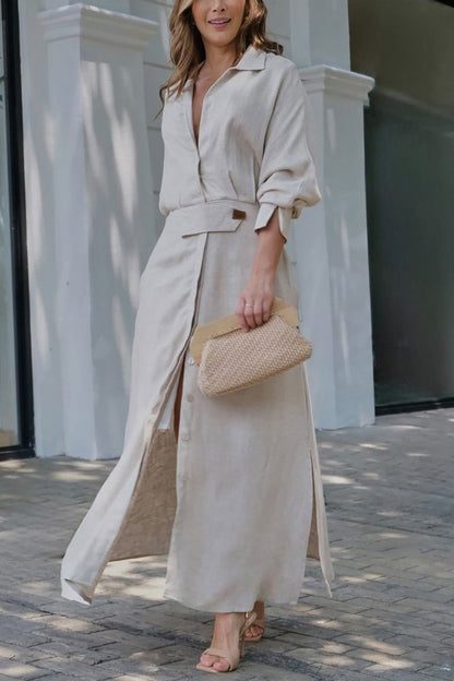 Vestido Maxi Estilo Fresco