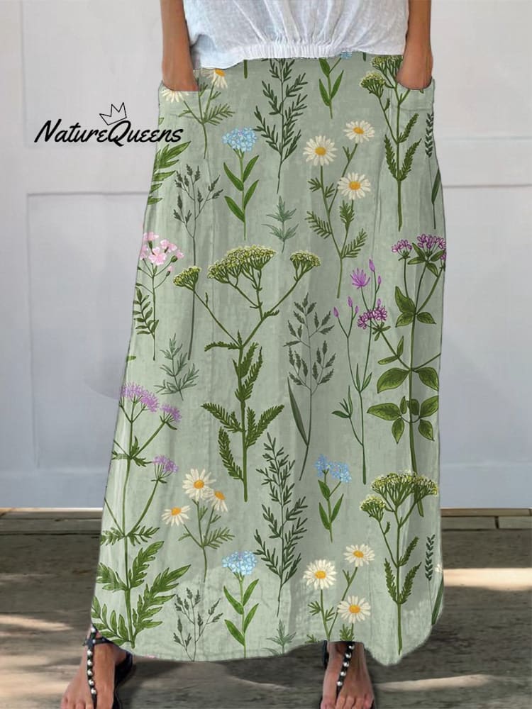 Falda Floral Confort