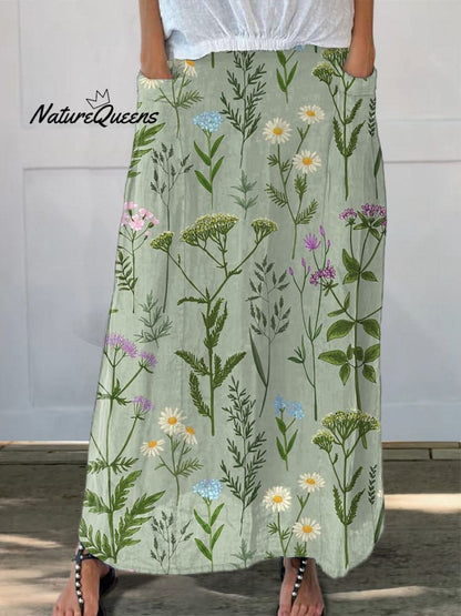 Falda Floral Confort