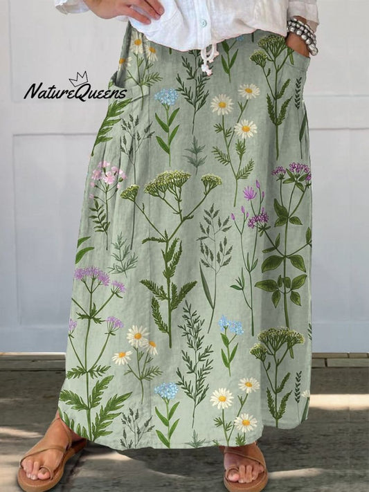 Falda Floral Confort