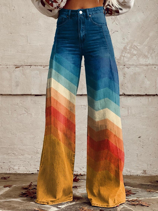 Pantalones Anchos Estilo Elegante