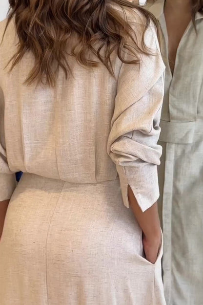 Vestido Maxi Estilo Fresco