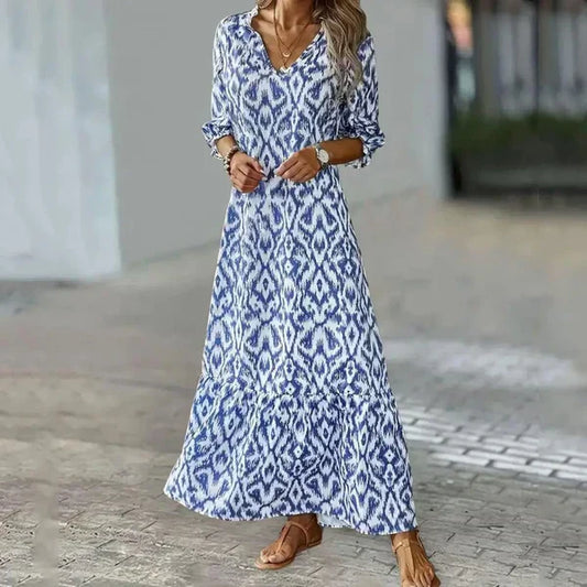 Elegante Maxi Vestido Floral
