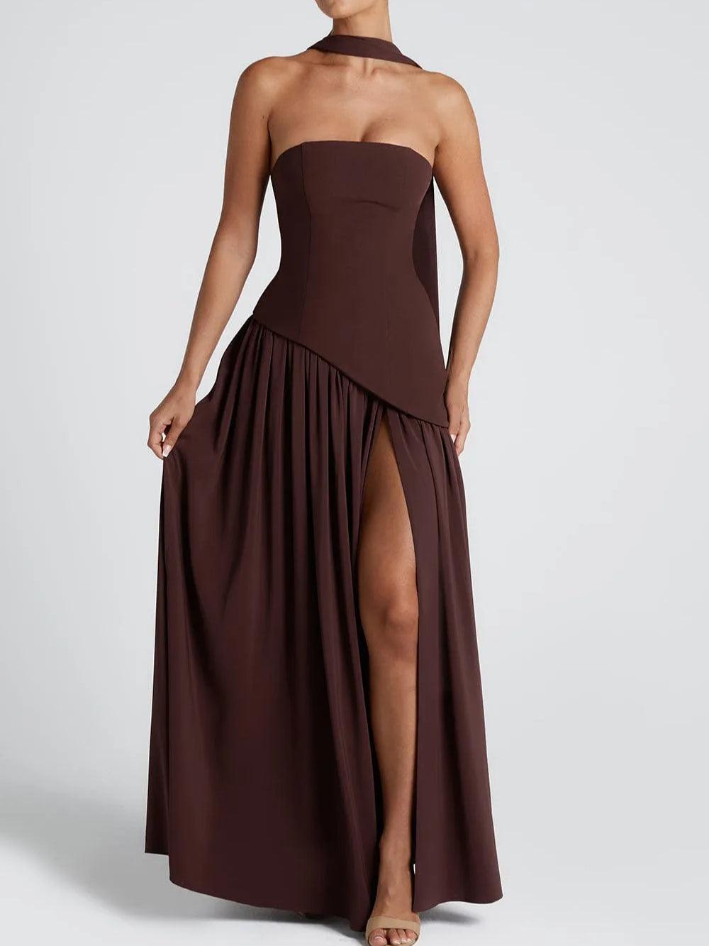 Vestido Maxi Elegante-Tallado
