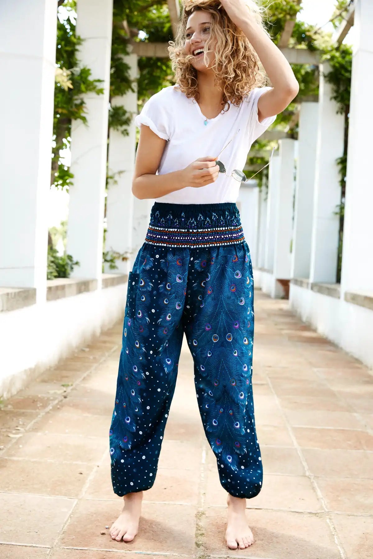 Pantalón Harem Ultra-Suave
