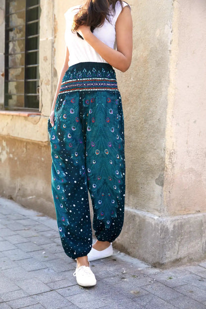 Pantalón Harem Ultra-Suave