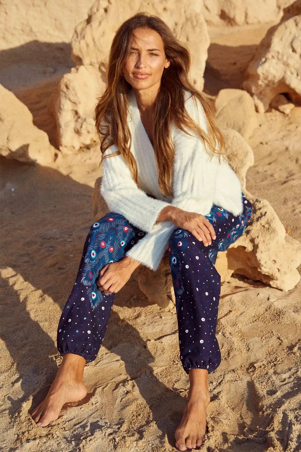 Pantalón Harem Ultra-Suave
