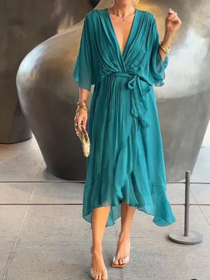 Elegancia Chiffón Vestido