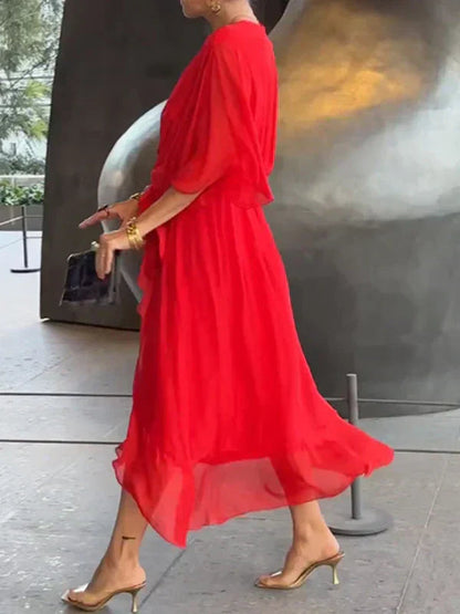 Elegancia Chiffón Vestido