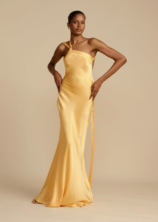 Vestido Maxi Seda Envolvente
