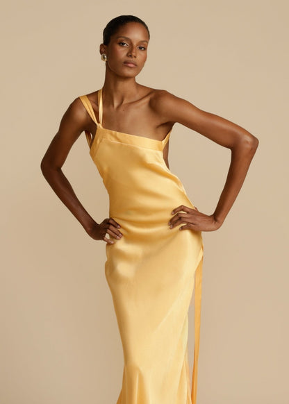 Vestido Maxi Seda Envolvente