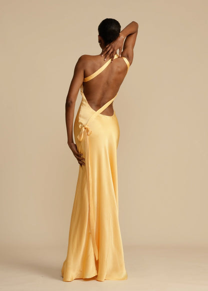 Vestido Maxi Seda Envolvente