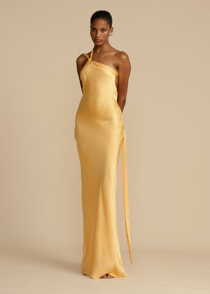 Vestido Maxi Seda Envolvente