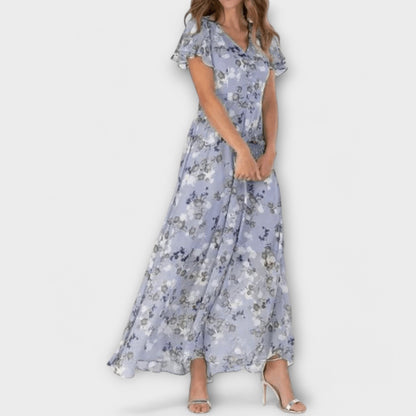 Vestido Maxi Floral Elegante
