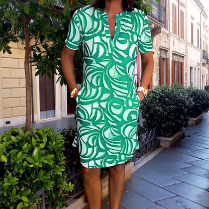 Vestido Elegante Sin Arrugas