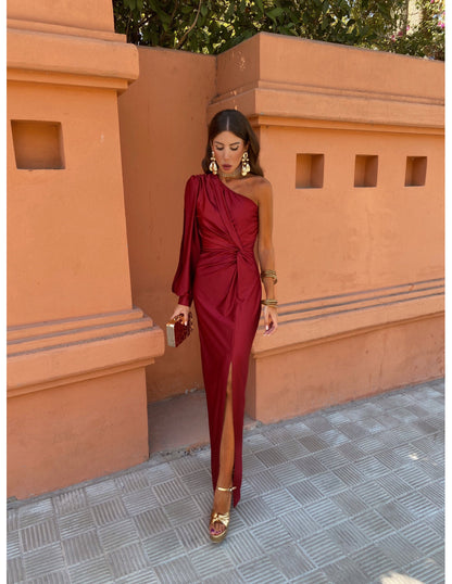 Elegancia-One-Shoulder-Kleid