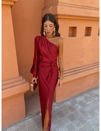 Elegancia-One-Shoulder-Kleid