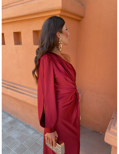 Elegancia-One-Shoulder-Kleid