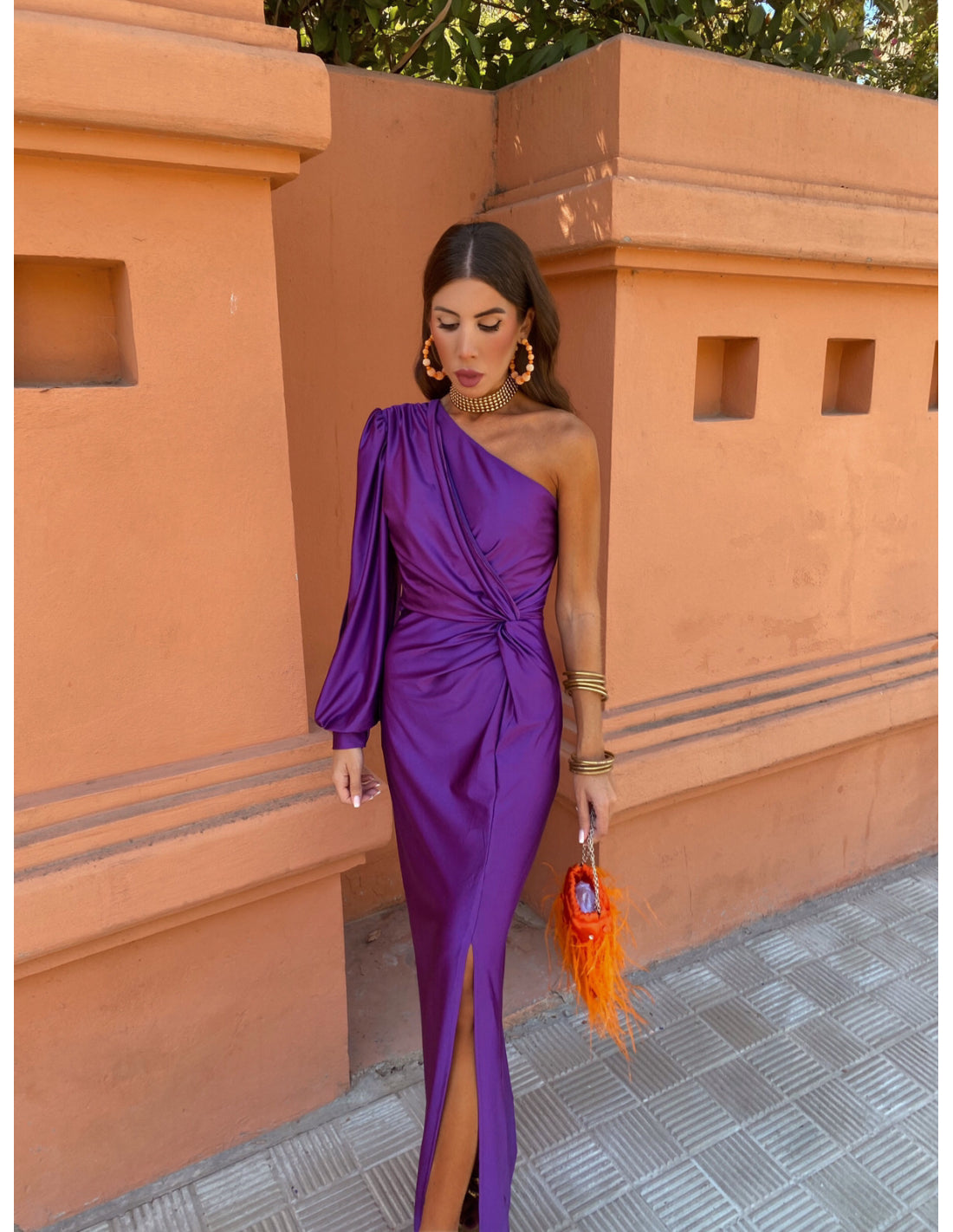 Elegancia-One-Shoulder-Kleid