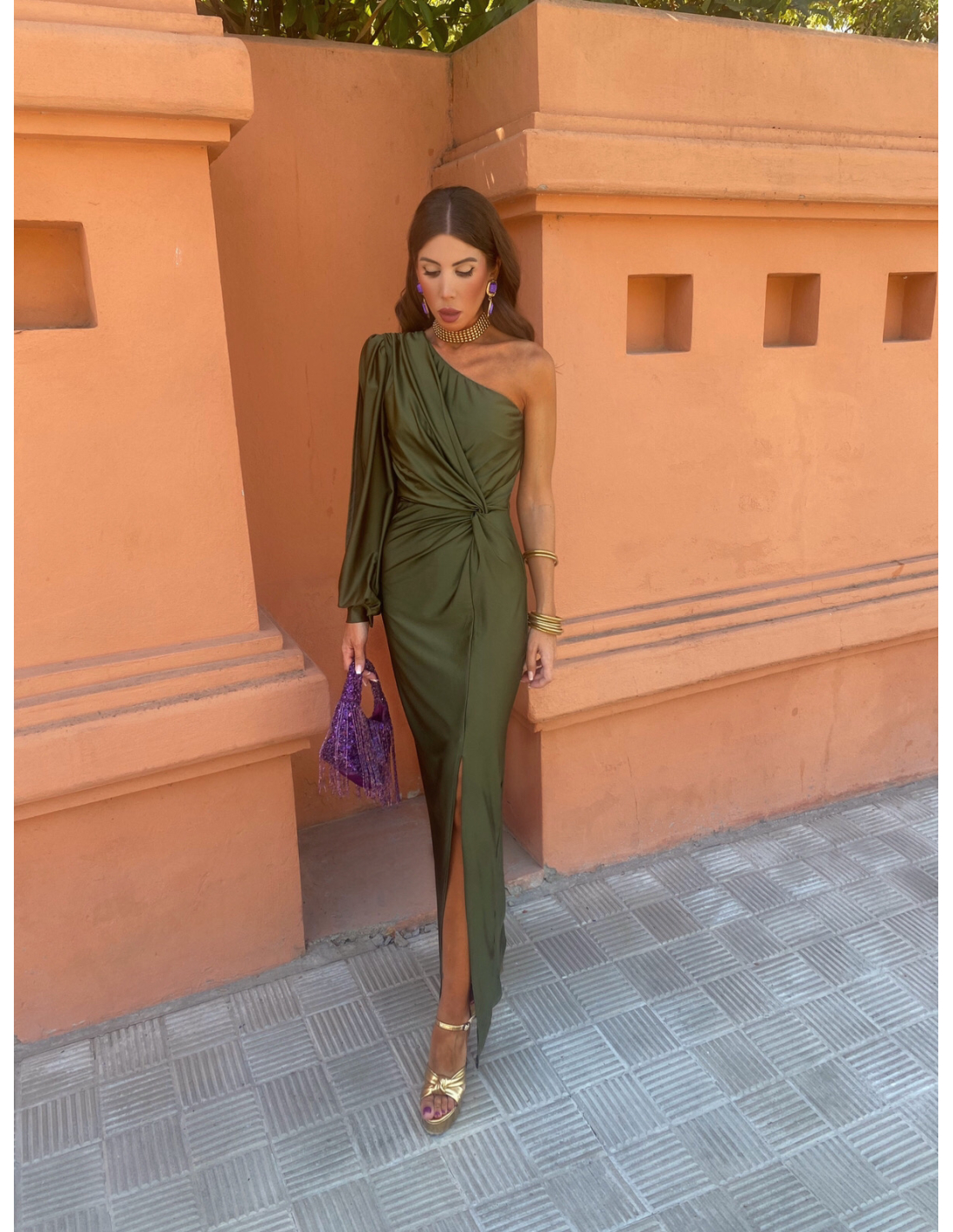 Elegancia-One-Shoulder-Kleid