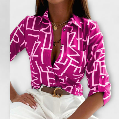 Blusa Cuello-Clásico Elegante