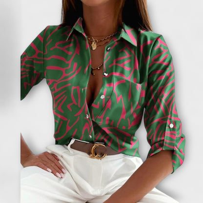 Blusa Cuello-Clásico Elegante