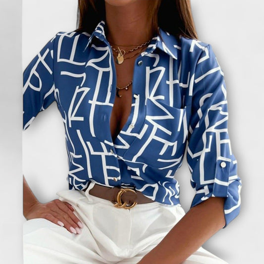 Blusa Cuello-Clásico Elegante